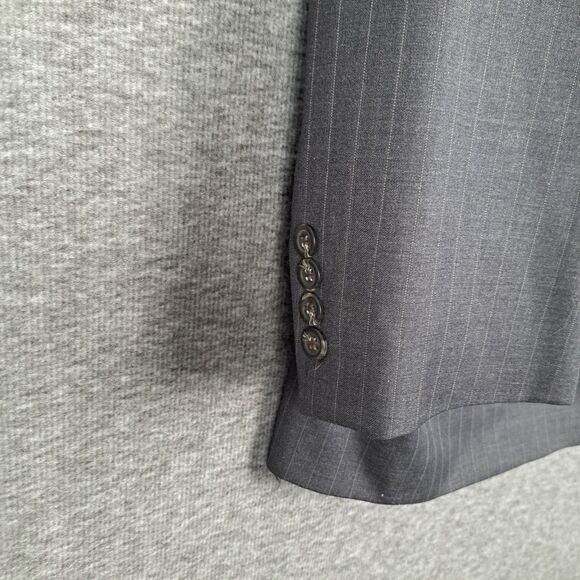 Lauren Ralph Lauren Men's 47R Pinstripe 100% Wool Blazer Sport Coat Jacket - Picture 8 of 16
